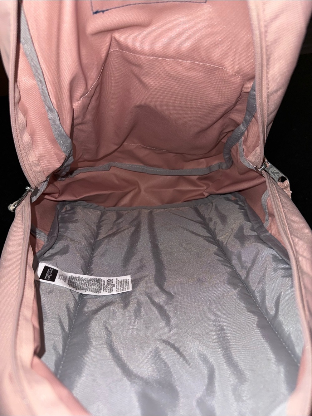 NEW JANSPORT TRANSPORT PACK MISTY ROSE BLUSH PINK 20 L Everyday Backpack NWT - Picture 10 of 10